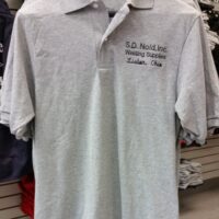 S.D. Nold Gray Polo Golf Shirt